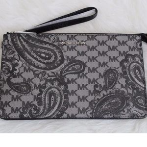 Michael Kors Studio Paisley Large Wristlet